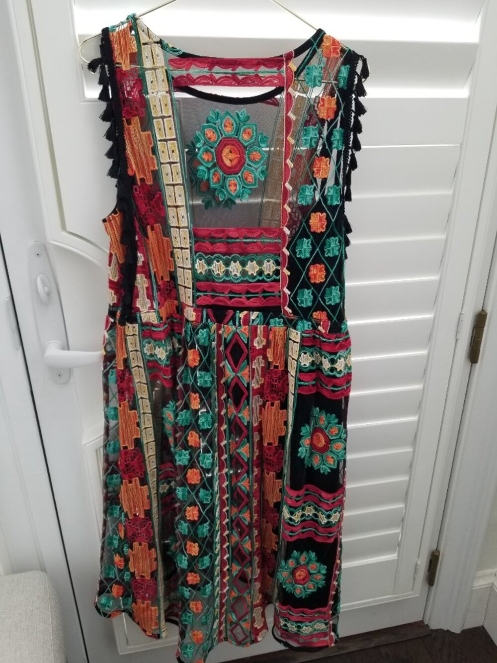 Anthropologie Eva Franco Embroidered Saskia Dress - Picture 5 of 5